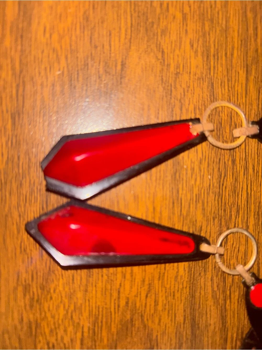 Vintage Bakelite Red Chainlink Belt